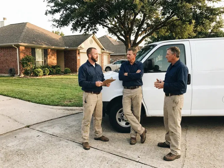 FGV Plumbing technician providing drainage services in Kansas City, MO