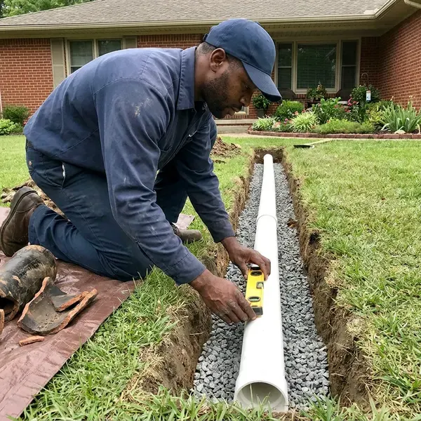 FGV Plumbing technician providing sewer replacement in Springfield, MO