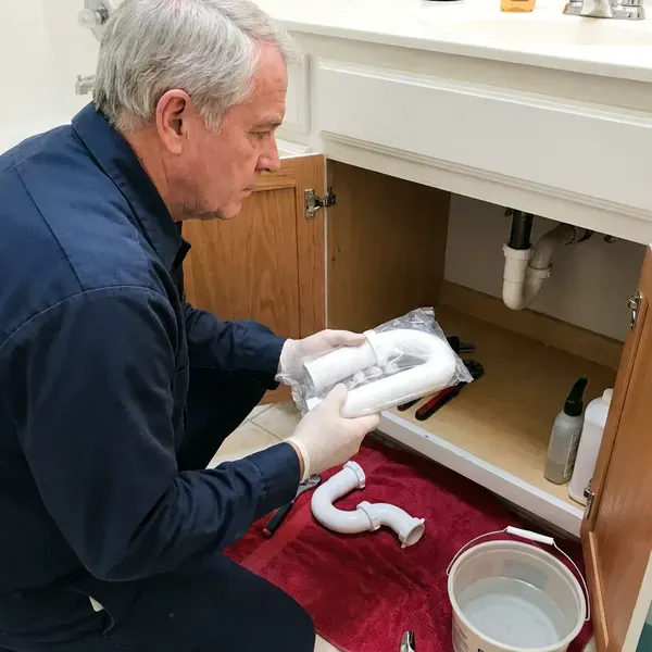Local sink drain replacement by FGV Plumbing, Kansas City, MO